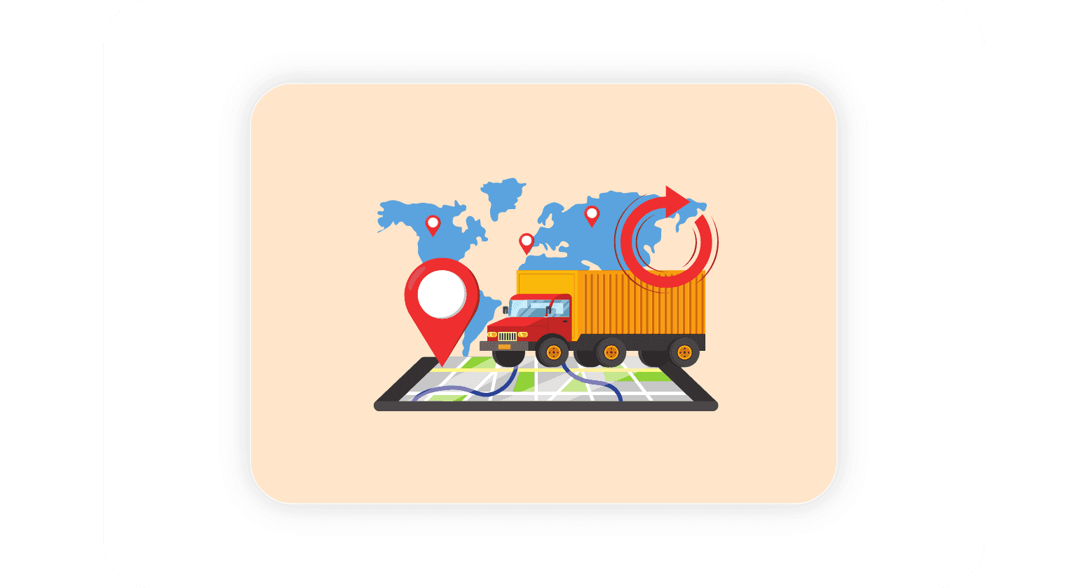 Distribution and location of the product or service after delivery 