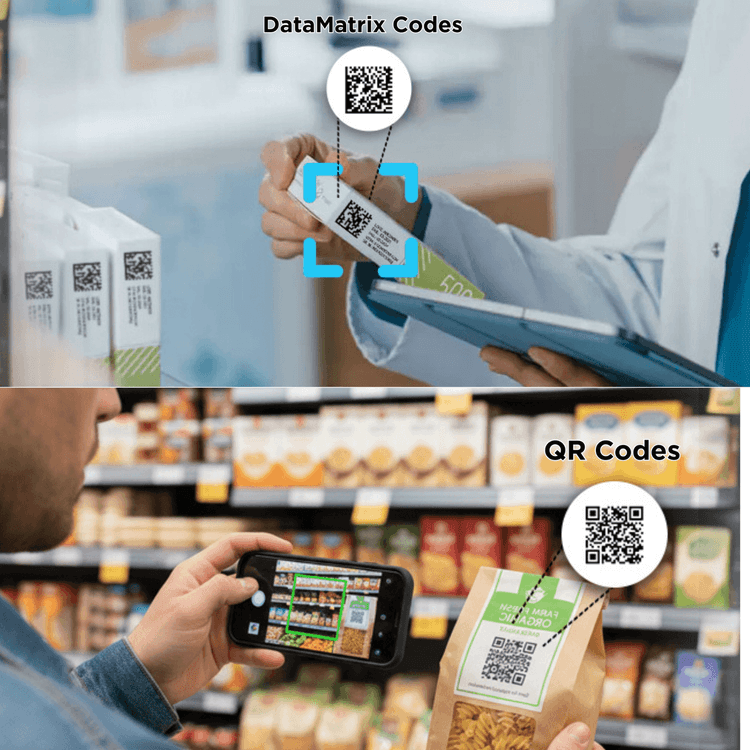 DataMatrix Codes vs. QR Codes – What is the Difference?